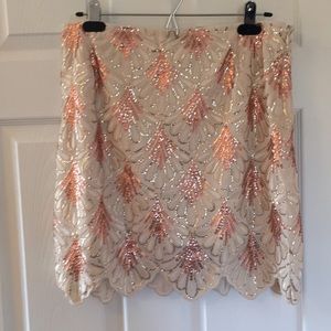 Sparkly Mini Skirt